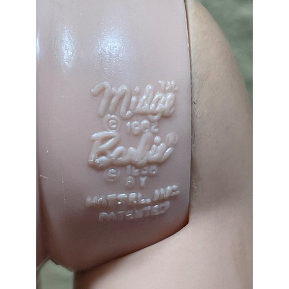 1962 BUBBLE CUT BARBIE/STRAWBERRY BLONDE-BLUE EYES VINTAGE 1960's MATTEL - Picture 5 of 6